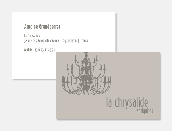 Bild Visitenkarte La Chrysalide