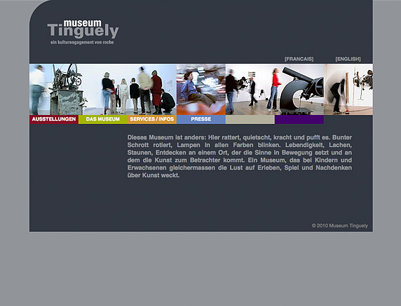 Bild 1 Museum Tinguely Website