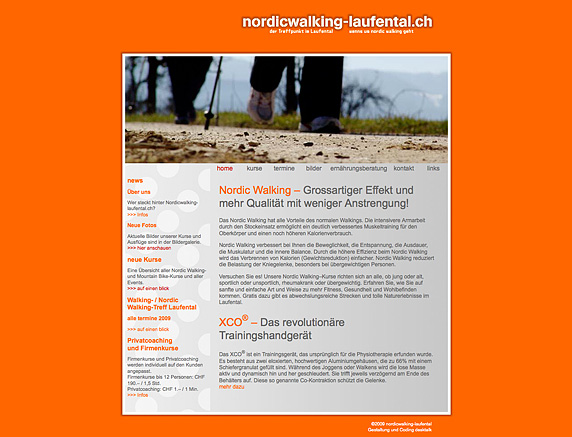 Bild 1 Nordic Walking Laufental Website