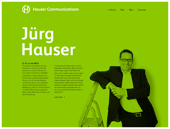 Bild 1 Website Hauser Communications