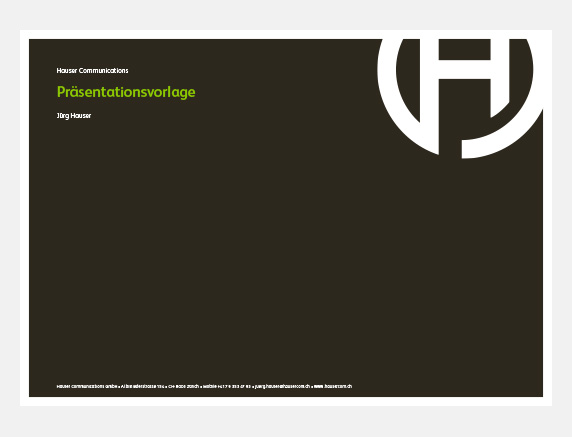 Bild 1 Website Hauser Communications